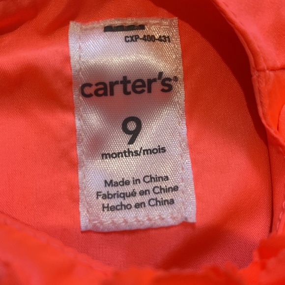 Carter’s 9months Salmon Pink Dress - Picture 4 of 6